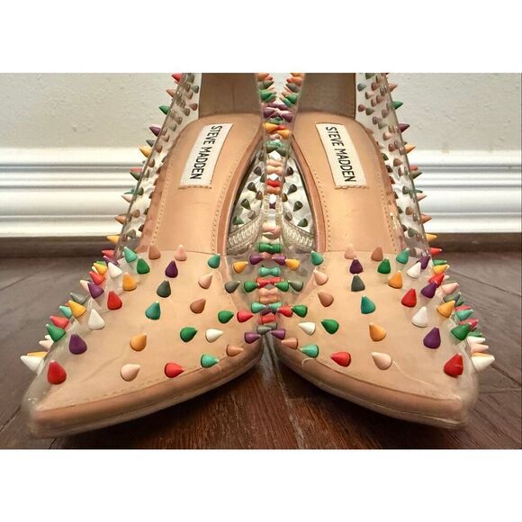 Steve Madden Women's Daisie Spiked Pumps Size 6.5 - Picture 8 of 8